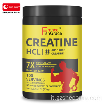 vendita calda Creatina HCl in polvere supporta la salute muscolare